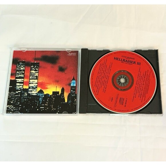 HELLRAISER III HELL ON EARTH Movie Soundtrack Motörhead Rock Pop Music CD 1992 - Picture 3 of 3